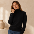 Blusa Cacharrel Feminina Gola Alta Tricô Inverno | CozyLayer