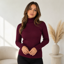 Blusa de Frio Cacharrel Feminina Gola Alta Tricô | WinterEssence