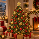 Bolas de Natal com Glitter, Foscas e Lisas + Ponteira - Kit 60 ou 100