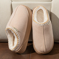 Bota Pantufa Feminina Peluciada com Solado Antiderrapante para Inverno
