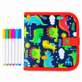 Caderno de Desenho Apagável Infantil Reutilizável com Canetinhas