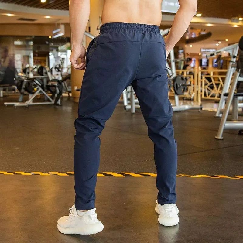 Calça Esportiva Masculina com Zíper nos Bolsos