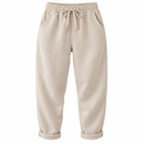 Calça Feminina Reta Soltinha com Bolsos e Cintura Baixa
