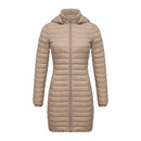 Casaco Feminino de Inverno Acolchoado de Algodão