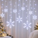 Cascata Pisca Pisca Floco de Neve 2,5m com 138 LEDs e 8 Funções