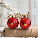 Conjunto de Bolas de Natal Decoradas