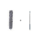 Conjunto de Espanador de Microfibra com Haste Extensível