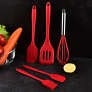 Conjunto de Utensílios para Cozinha Antiaderente de Silicone