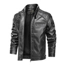 Jaqueta Masculina de Couro Slim