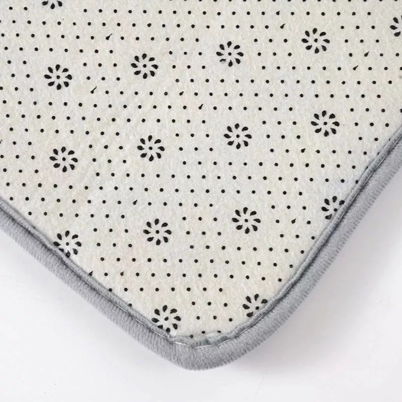 Kit 2 Tapetes Antiderrapantes Soft de Alta Absorção