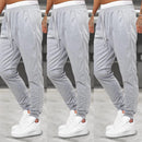 Kit 3 Calças Masculino de Moletom Jogger Flaneladas