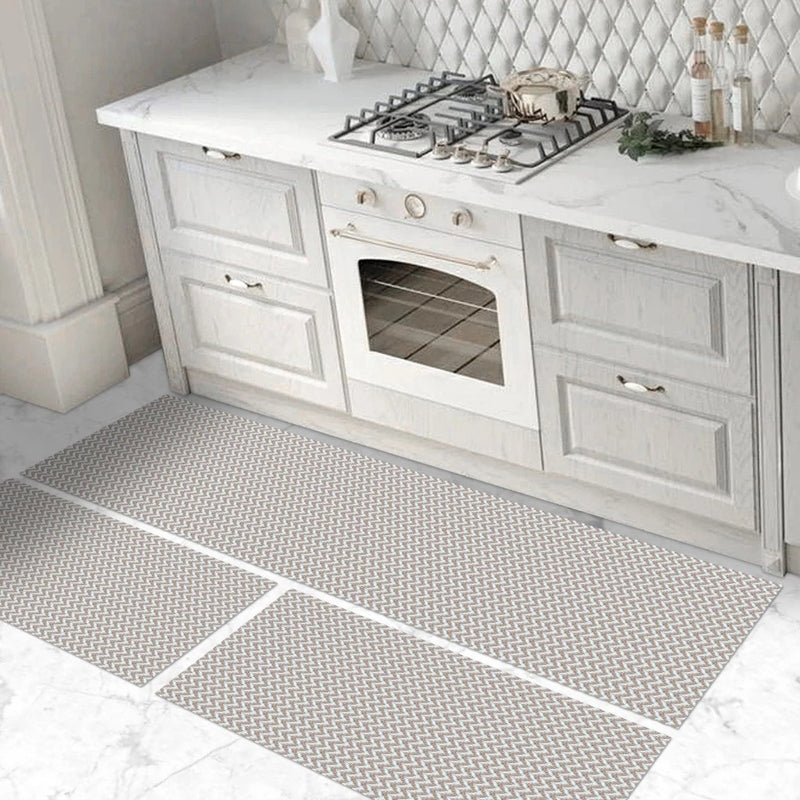 Kit 3 Tapetes para Cozinha em Algodão Antiderrapante Ferrazi