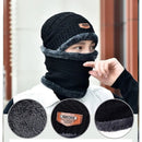 Kit Inverno Completo Unissex Touca de Frio com Gola Forrada e Luva