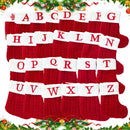 Meia de Natal para Decoração com Alfabeto - MerryLetter