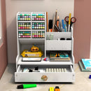 Organizador de Mesa de Papelaria com Gaveta | PaperBox