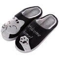 Pantufa Feminina Gato Peluciada para Inverno Antiderrapante