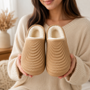 Pantufa Feminina Peluciada Impermeável Antiderrapante para Inverno