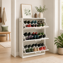 Sapateira 3 Portas com Prateleiras para Até 20 Pares de Calçados