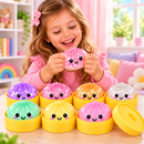 Squishy Antiestresse Infantil Macio Slow Rising - Kit 3 Unidades