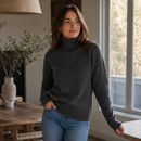 Suéter Feminino Cacharrel de Tricô para Inverno | SnowComfort