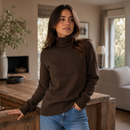 Suéter Feminino Cacharrel de Tricô para Inverno | SnowComfort