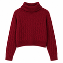 Suéter Feminino de Inverno em Tricô com Estampa Geométrica | WinterGrace