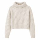 Suéter Feminino de Inverno em Tricô com Estampa Geométrica | WinterGrace