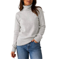 Suéter Feminino Cacharrel de Tricô para Inverno | SnowComfort
