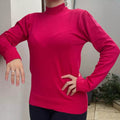 Suéter Feminino de Tricot com Gola Alta para Inverno