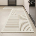 Tapete de Cozinha Absorvente Antiderrapante Listrado - StripeDry