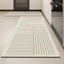 Tapete de Cozinha Absorvente Antiderrapante Listrado - StripeDry