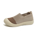 Tênis Slip On Feminino Bicolor Respirável com Solado Antiderrapante | DuoStep