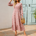 Vestido Feminino Longo Florido de Verão