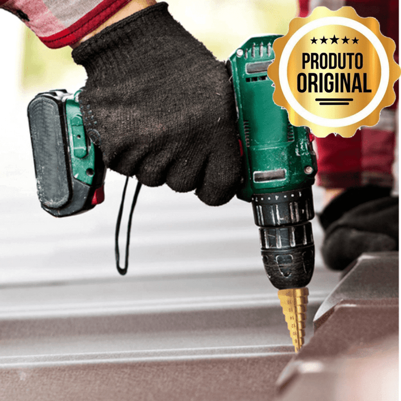 Broca Titânio MaxFuru | Kit Completo