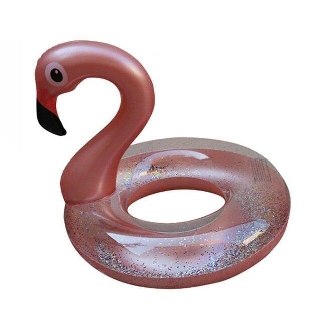 Boia Inflável Flamingo Gigante Piscina