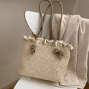 Bolsa De Palha Feminina Para o Verão