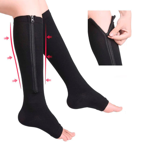 Meia Compressora De Varizes | Plus Confort